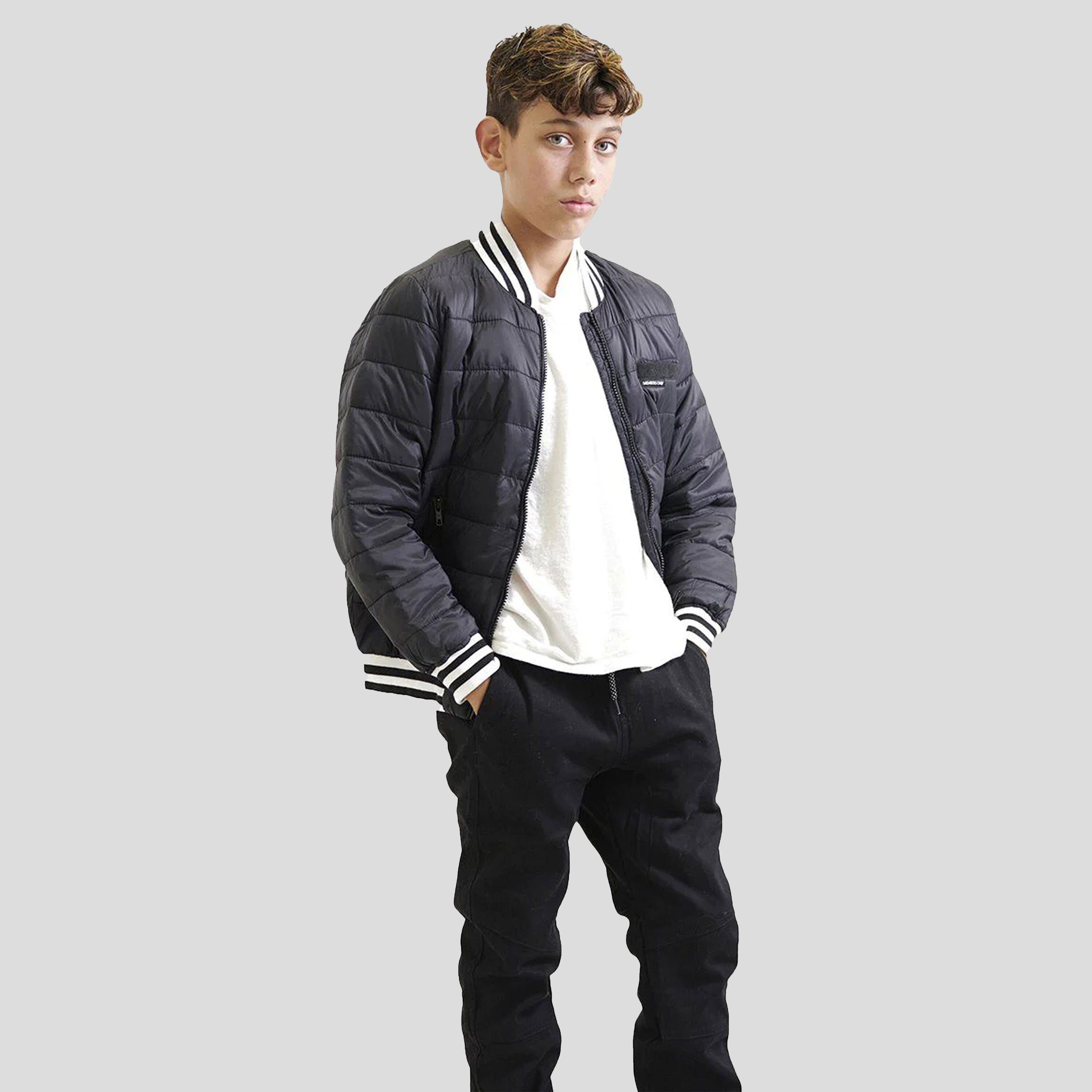 Boy's Down Blend Quilted Bomber Jacket - FINAL SALE sold by Members Only product image thumbnail 2