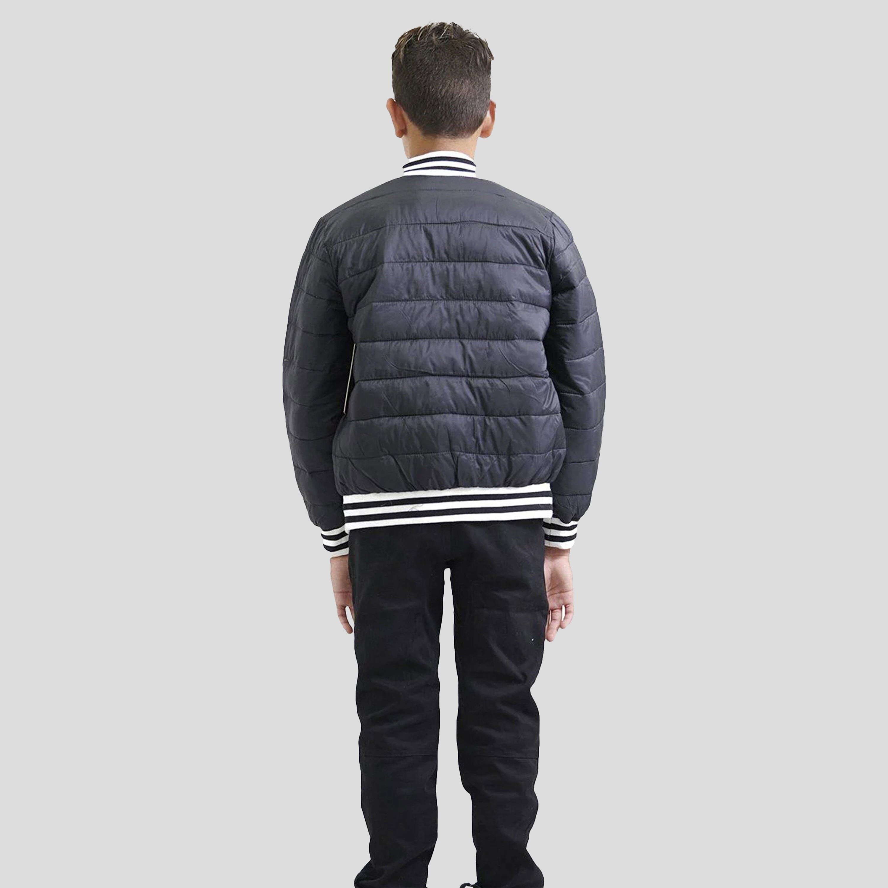 Boy's Down Blend Quilted Bomber Jacket - FINAL SALE sold by Members Only product image thumbnail 3
