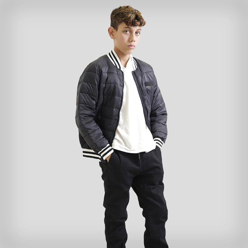 Boy's Down Blend Quilted Bomber Jacket - FINAL SALE sold by Members Only