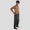 Men's Minky Fleece Sleep Pants - Black Plaid - FINAL SALE sold by Members Only