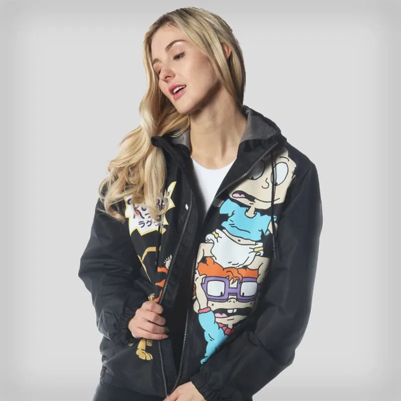 Women's Chucky Placement Windbreaker Oversized Jacket - FINAL SALE sold by Members Only