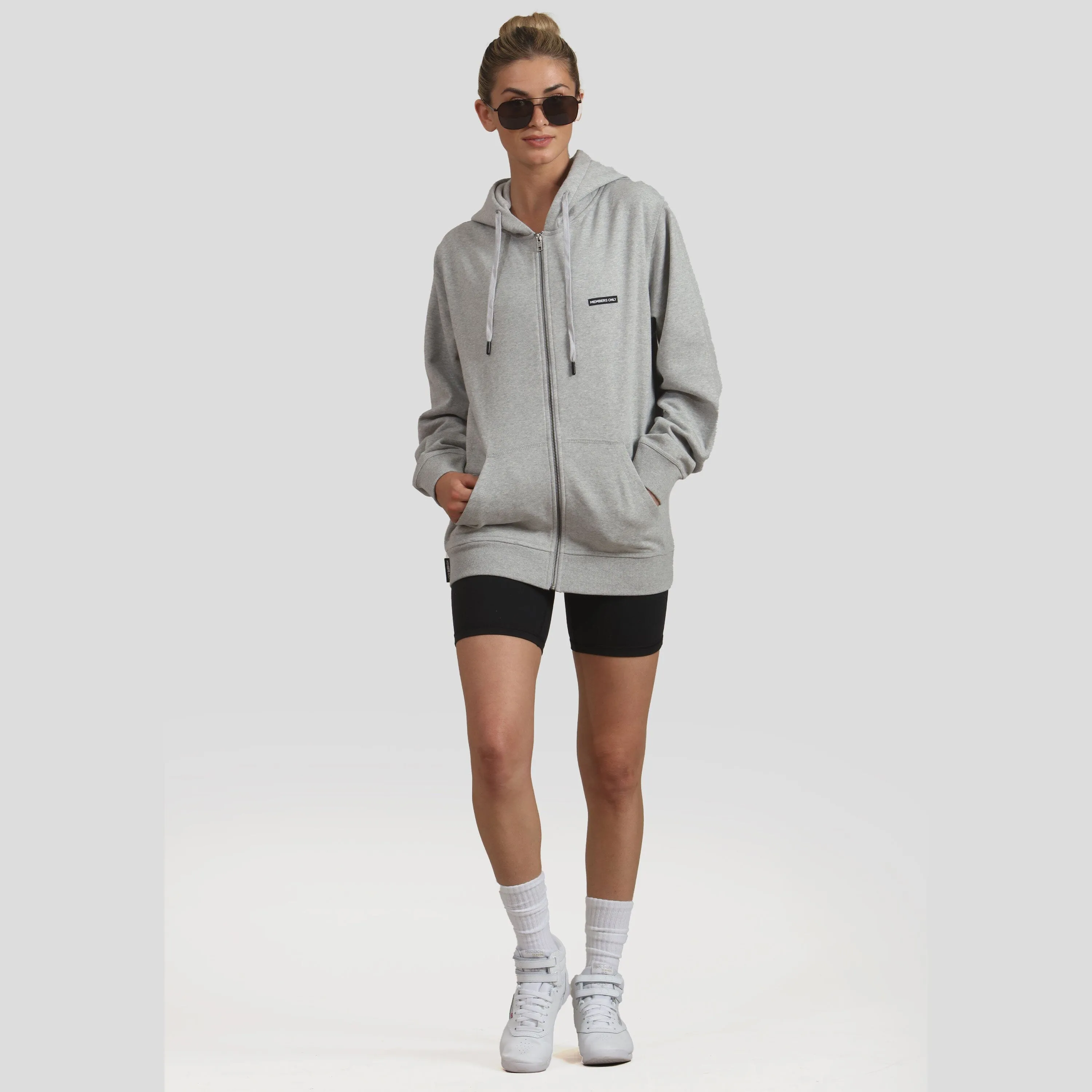 Women's Brooklyn Zip-Up Oversized Hoodie sold by Members Only product image thumbnail 2