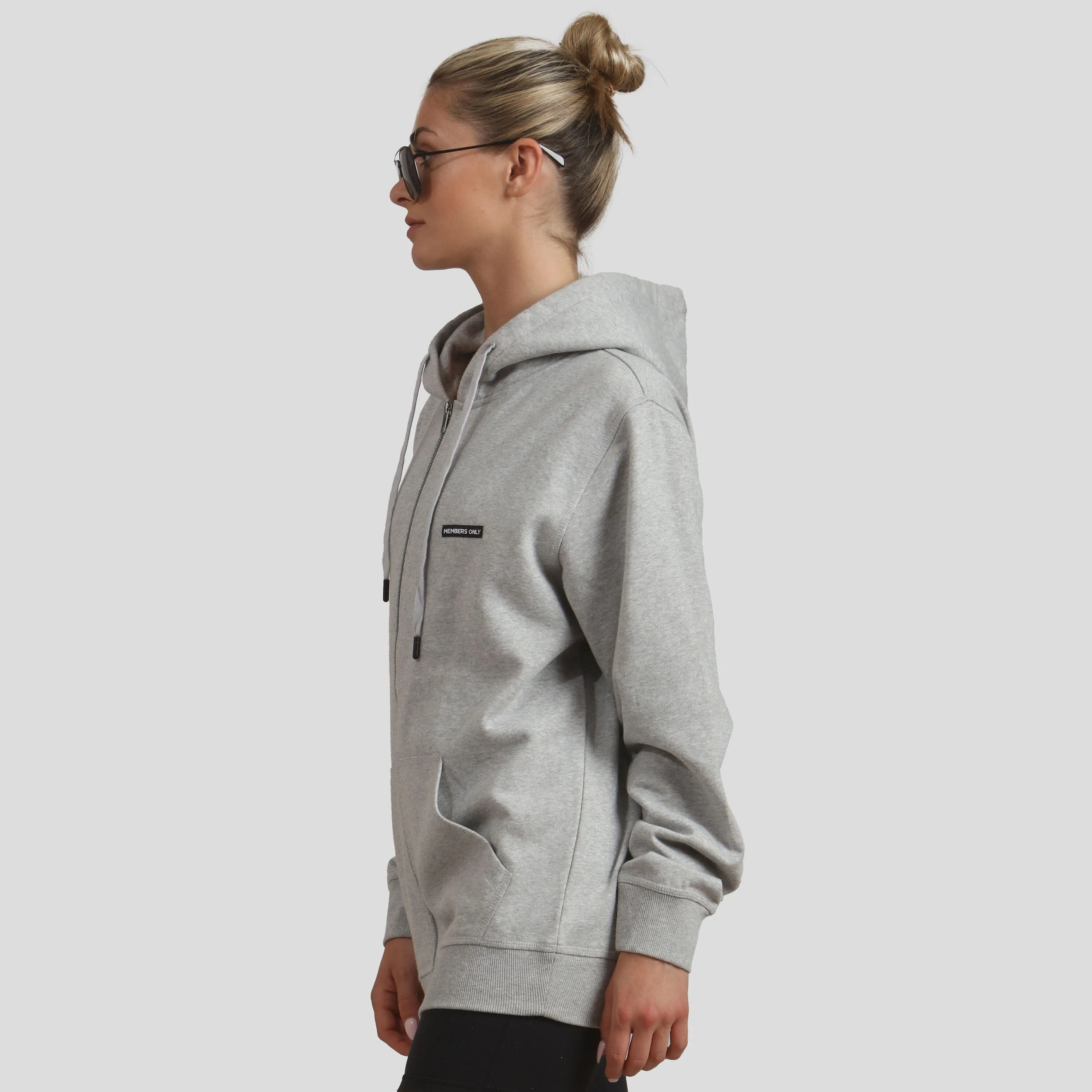 Women's Brooklyn Zip-Up Oversized Hoodie sold by Members Only product image thumbnail 4