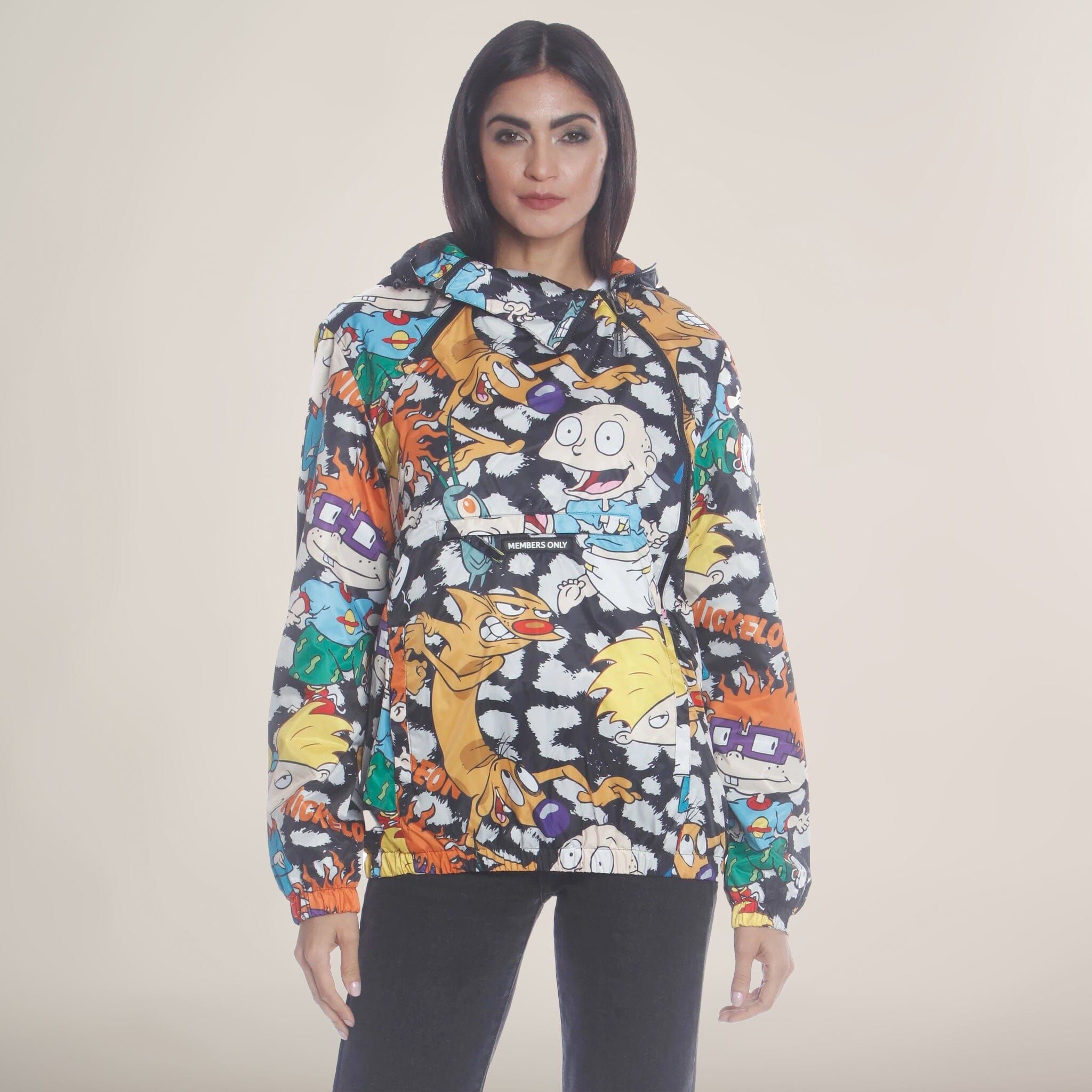 Women's Nickelodeon Mash Popover Oversized Jacket - FINAL SALE sold by Members Only
