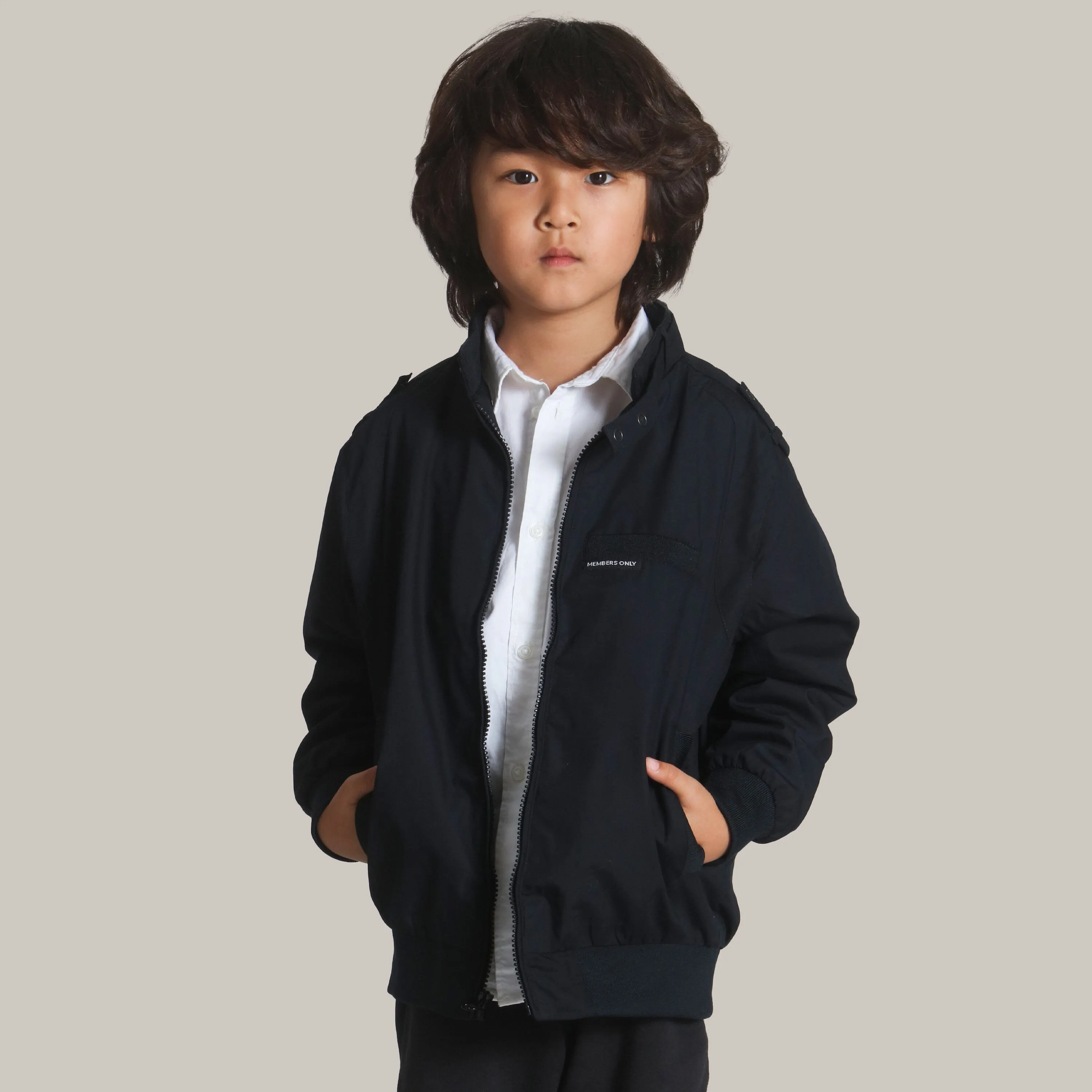 Boy's Iconic Racer Jacket sold by Members Only product image thumbnail 2