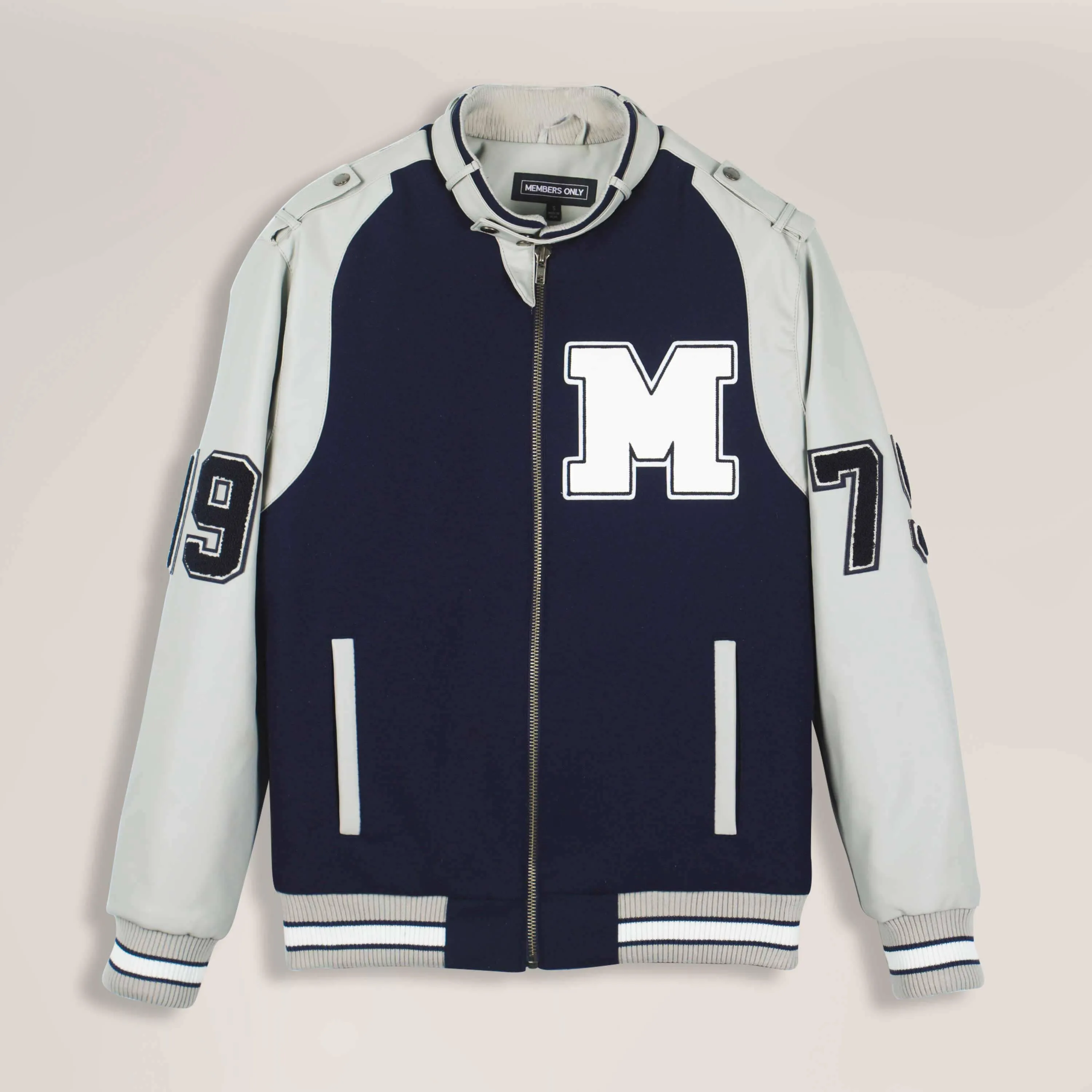 Women's Oversized Varsity Jacket sold by Members Only product image thumbnail 3