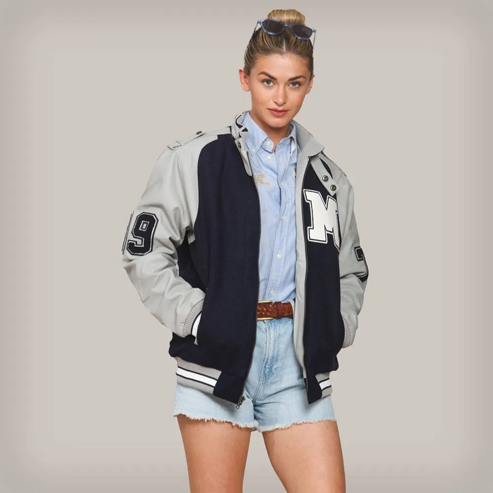 Women's Oversized Varsity Jacket sold by Members Only