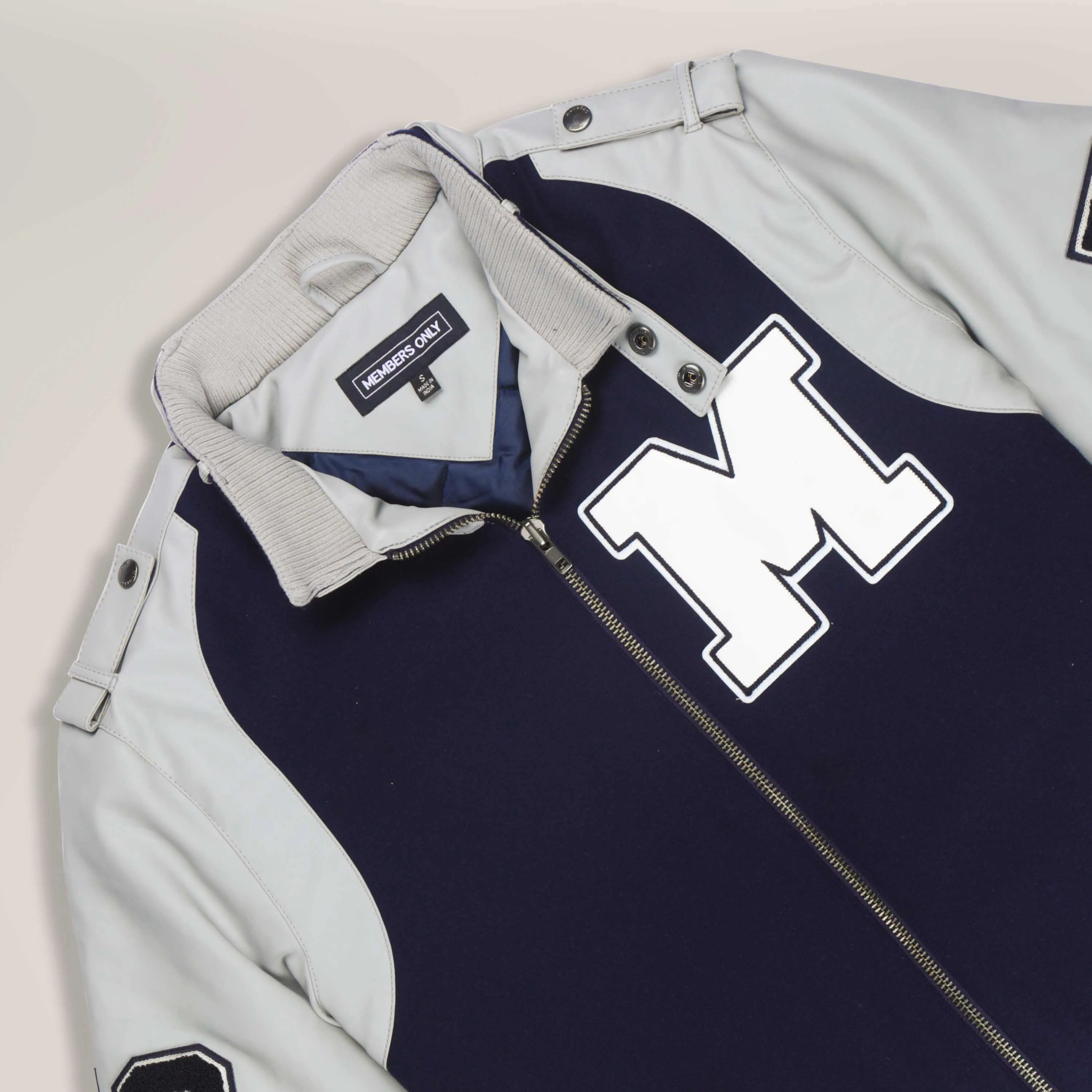 Women's Oversized Varsity Jacket sold by Members Only product image thumbnail 2