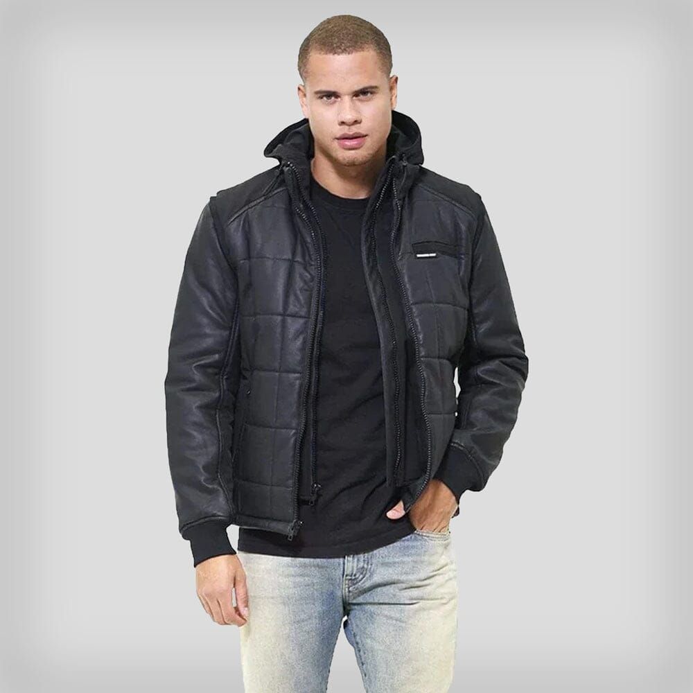 Men's Grid Quilted Bomber Jacket (And Vest) - FINAL SALE sold by Members Only product image thumbnail 6