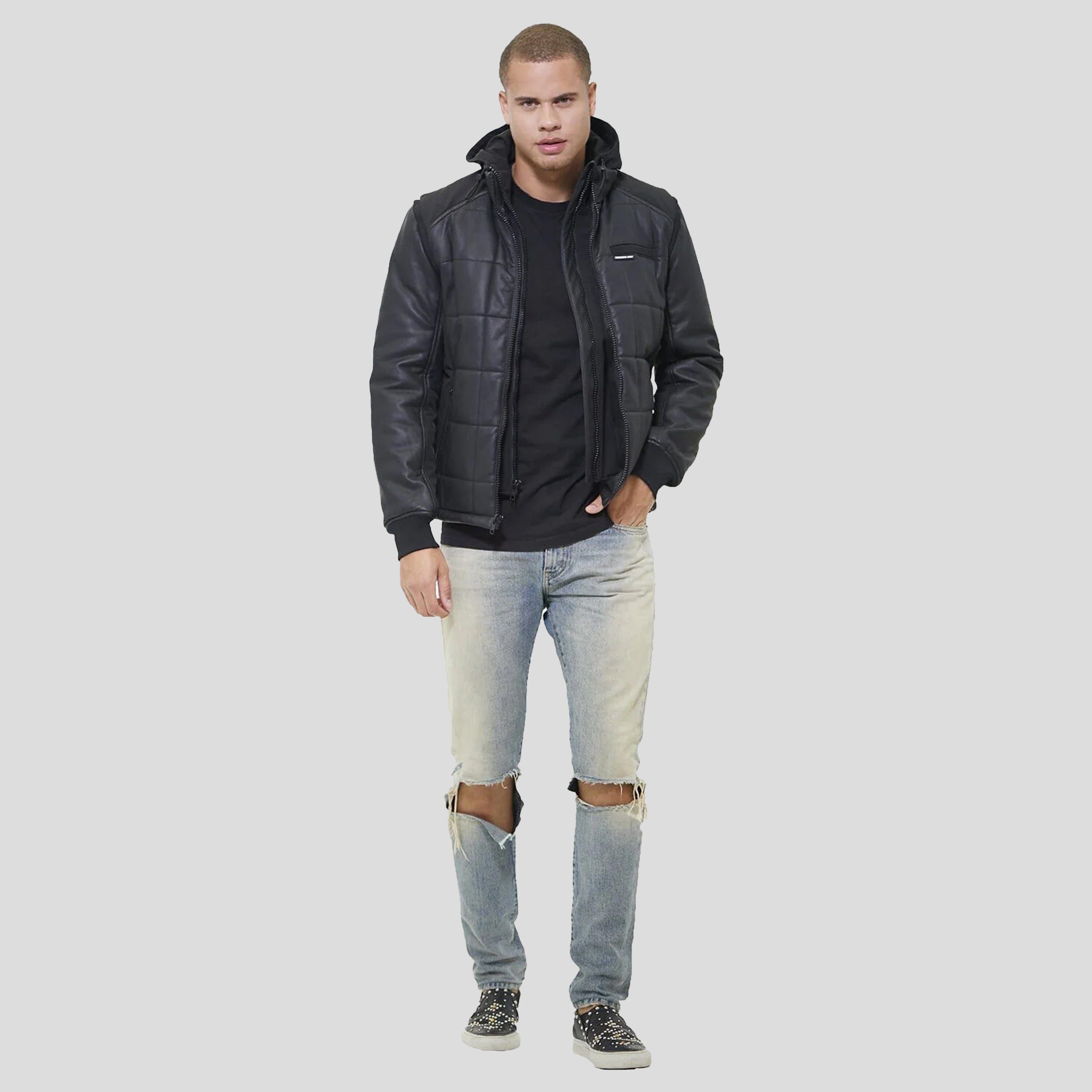 Men's Grid Quilted Bomber Jacket (And Vest) - FINAL SALE sold by Members Only product image thumbnail 8