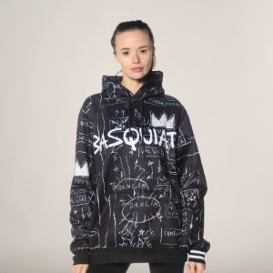 Women's Basquiat X Members Only Hoodie Oversized Jacket - FINAL SALE sold by Members Only