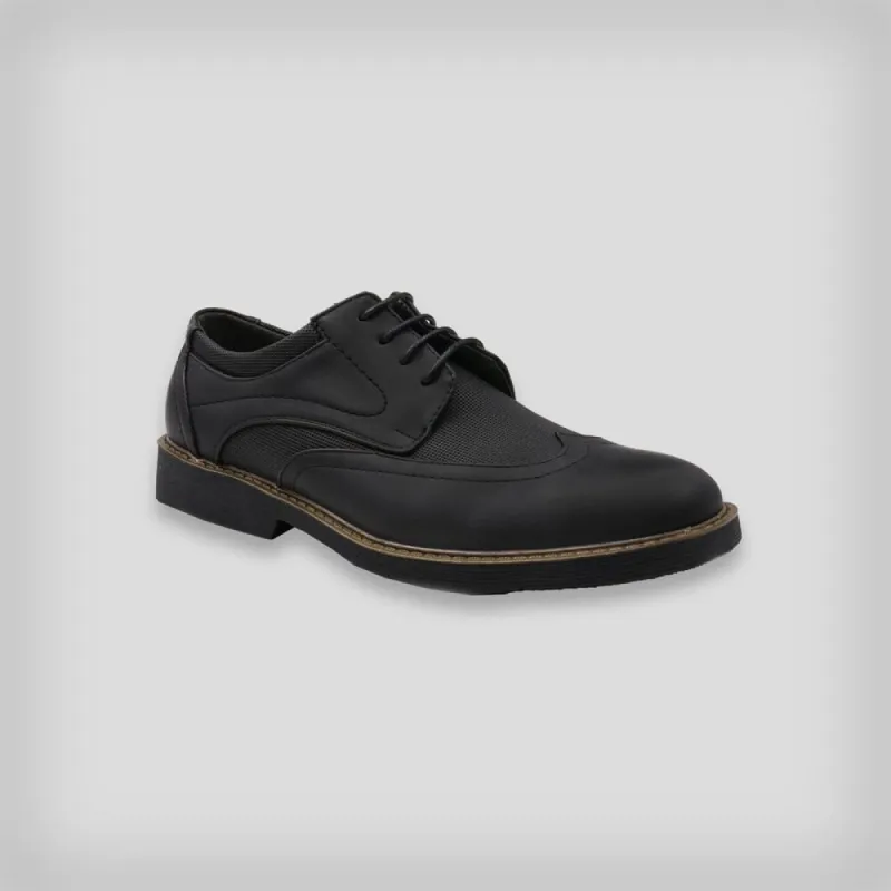 Men's Wingtip Oxford Faux Leather Shoes - FINAL SALE sold by Members Only