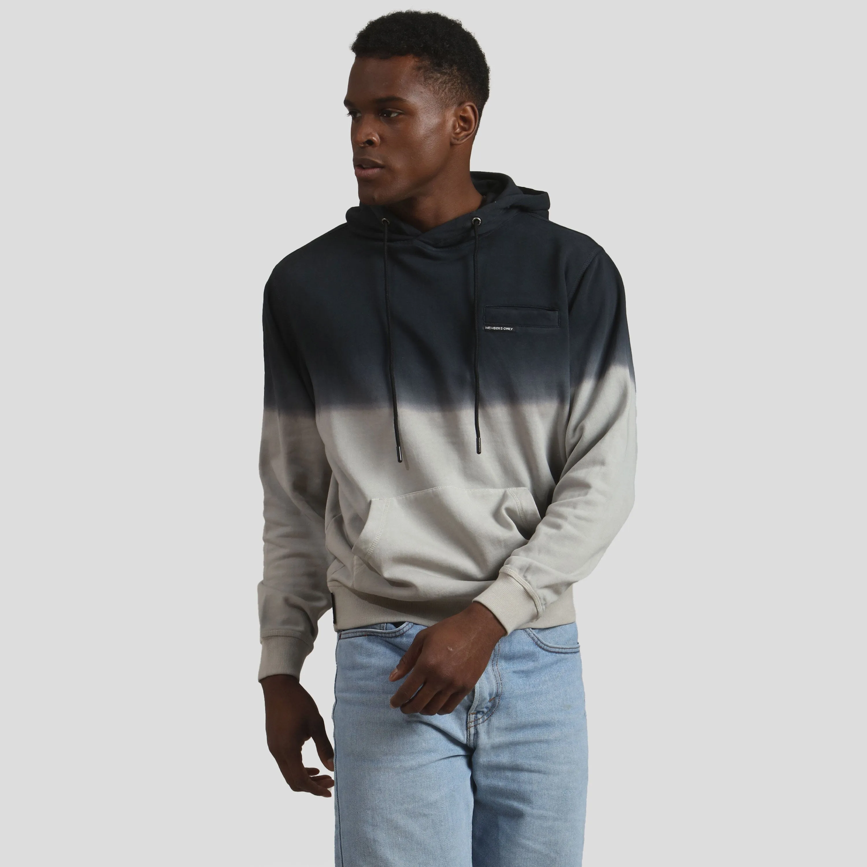 Men's Emerson Ombre Hooded Sweatshirt sold by Members Only product image thumbnail 3