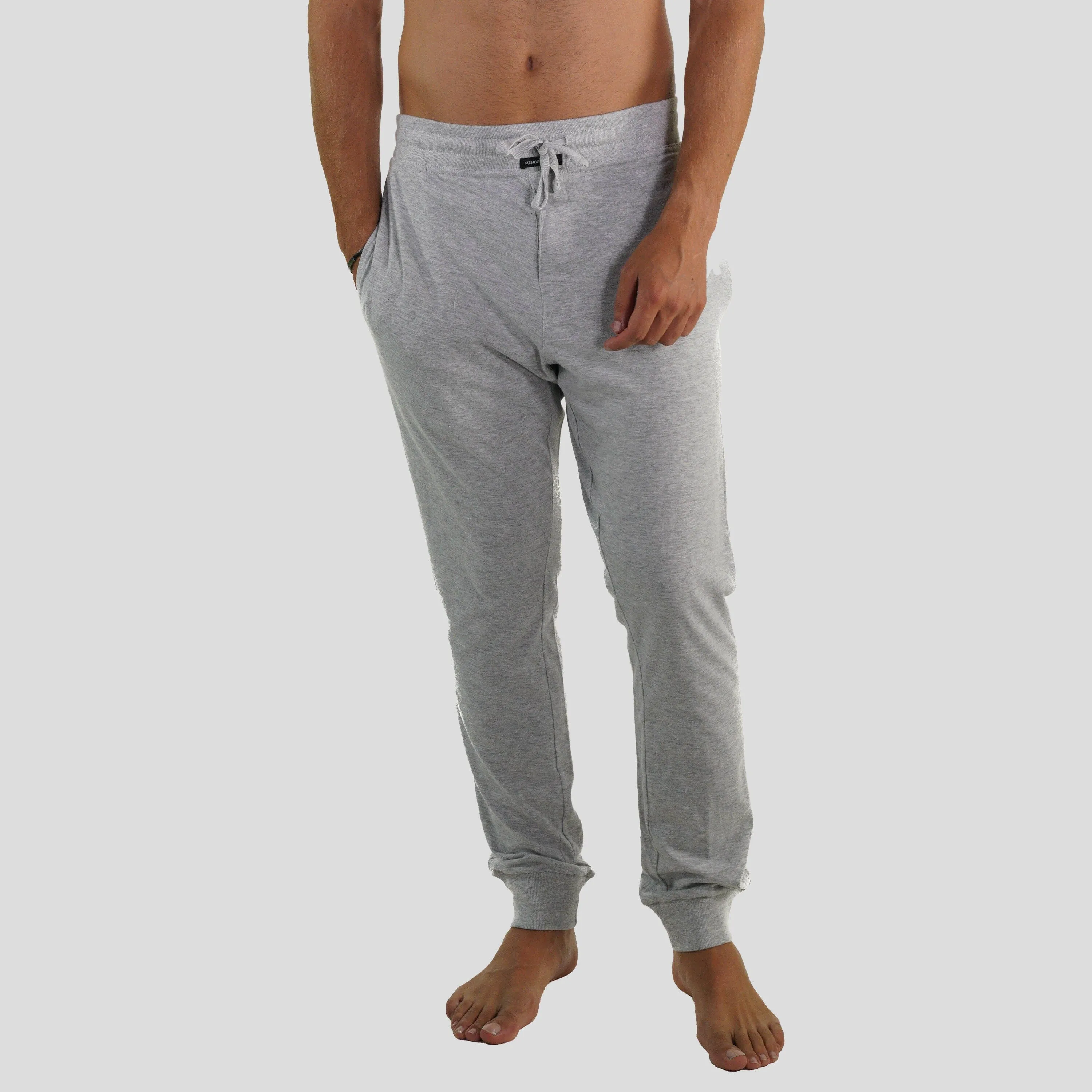 Men’s Jersey Jogger Lounge Pants - Grey - FINAL SALE sold by Members Only product image thumbnail 2