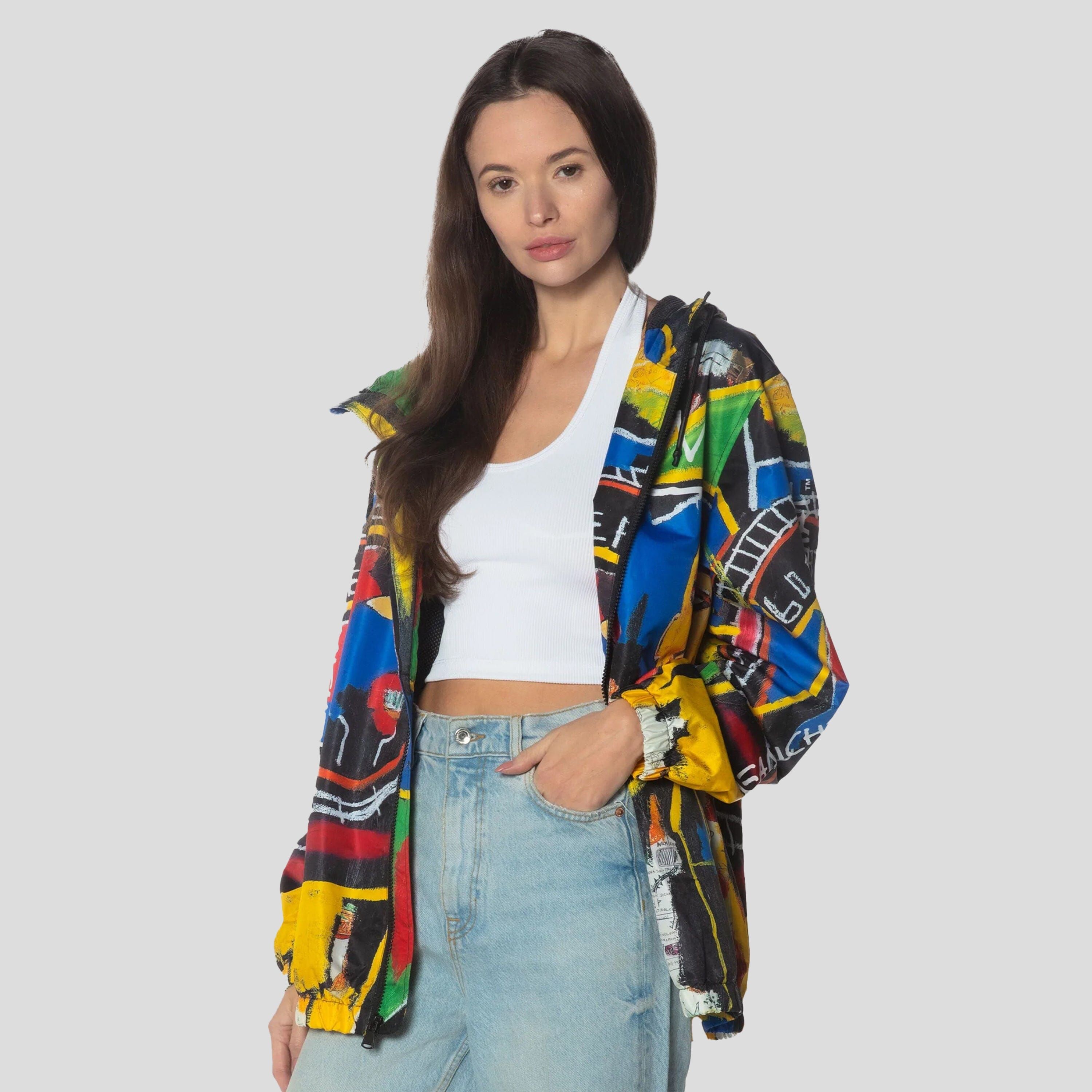 Women's Basquiat Windbreaker Oversized Jacket - FINAL SALE sold by Members Only product image thumbnail 3