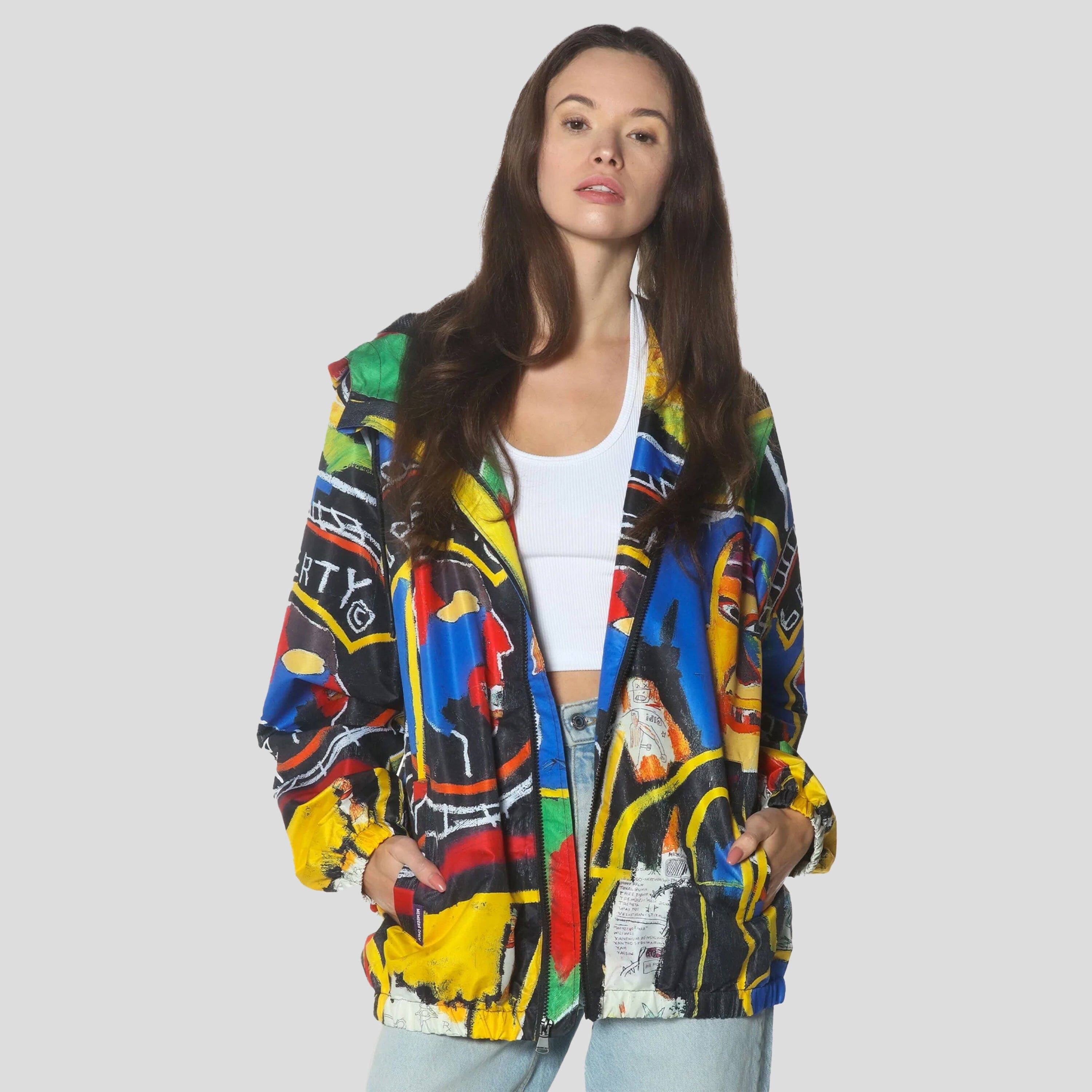 Women's Basquiat Windbreaker Oversized Jacket - FINAL SALE sold by Members Only product image thumbnail 2