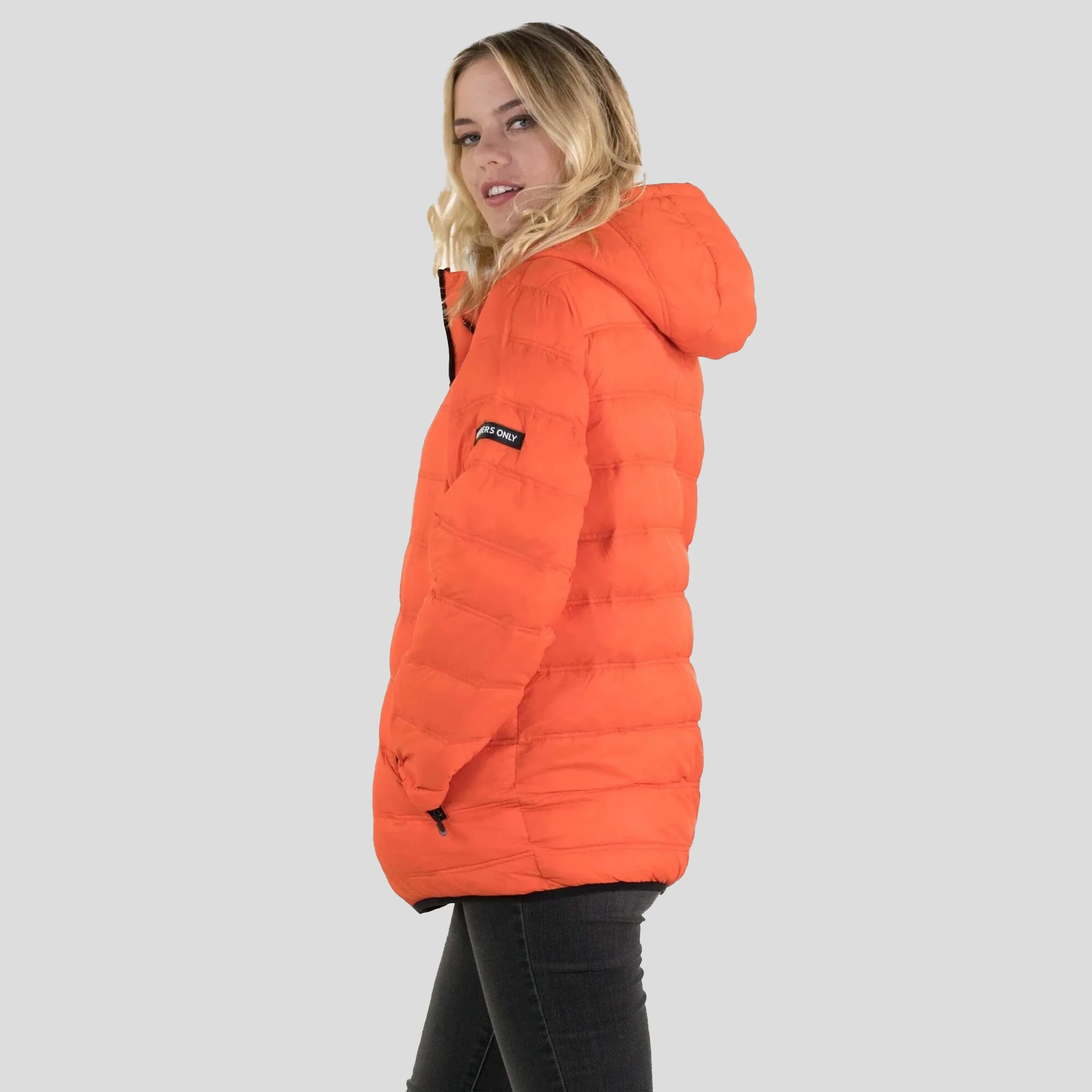 Women's Zip Front Puffer Oversized Jacket - FINAL SALE sold by Members Only product image thumbnail 3