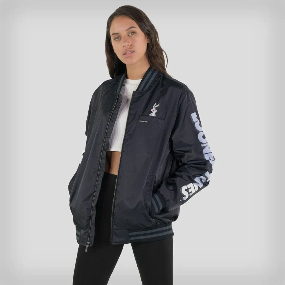 Women's Looney Tunes Bomber Oversized Jacket - FINAL SALE sold by Members Only