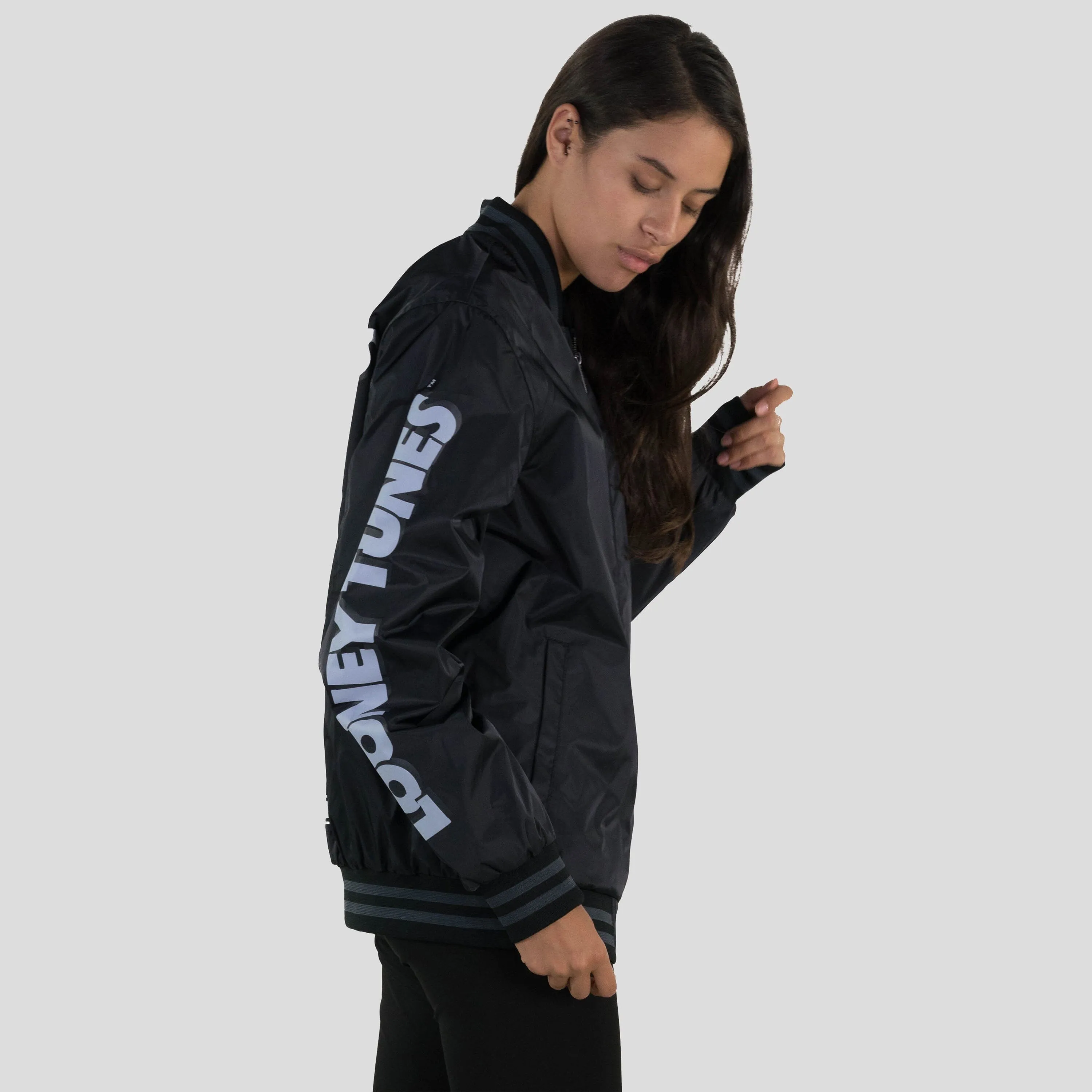 Women's Looney Tunes Bomber Oversized Jacket - FINAL SALE sold by Members Only product image thumbnail 4