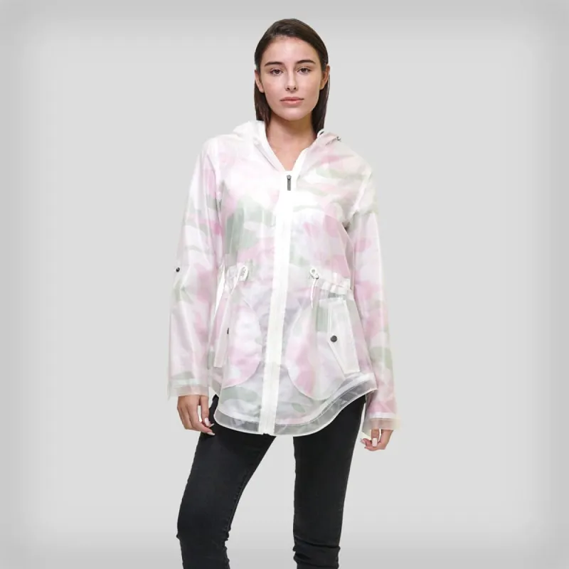 Women's Translucent Long Jacket - FINAL SALE sold by Members Only