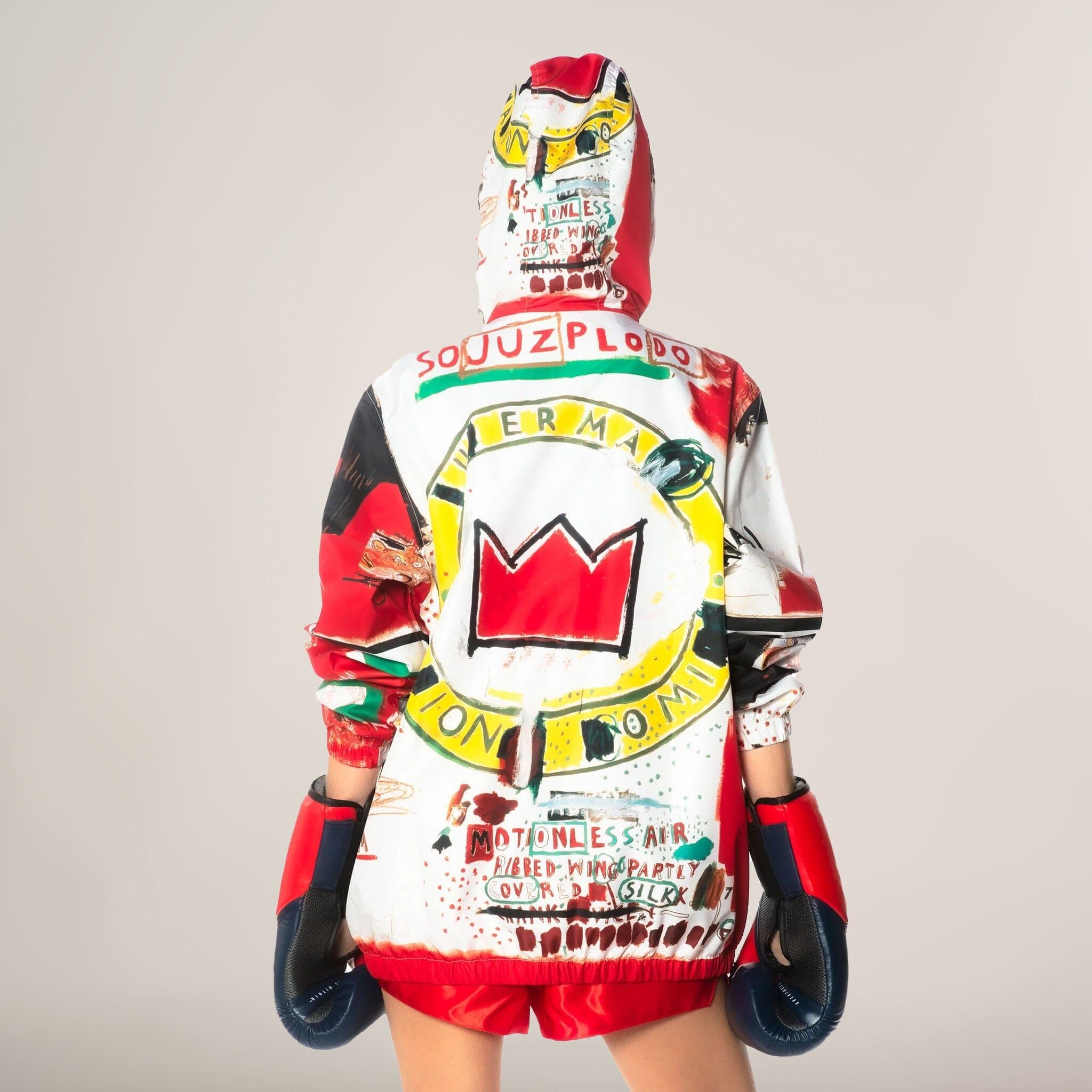 Women's Basquiat Windbreaker Oversized Jacket - FINAL SALE sold by Members Only product image thumbnail 4