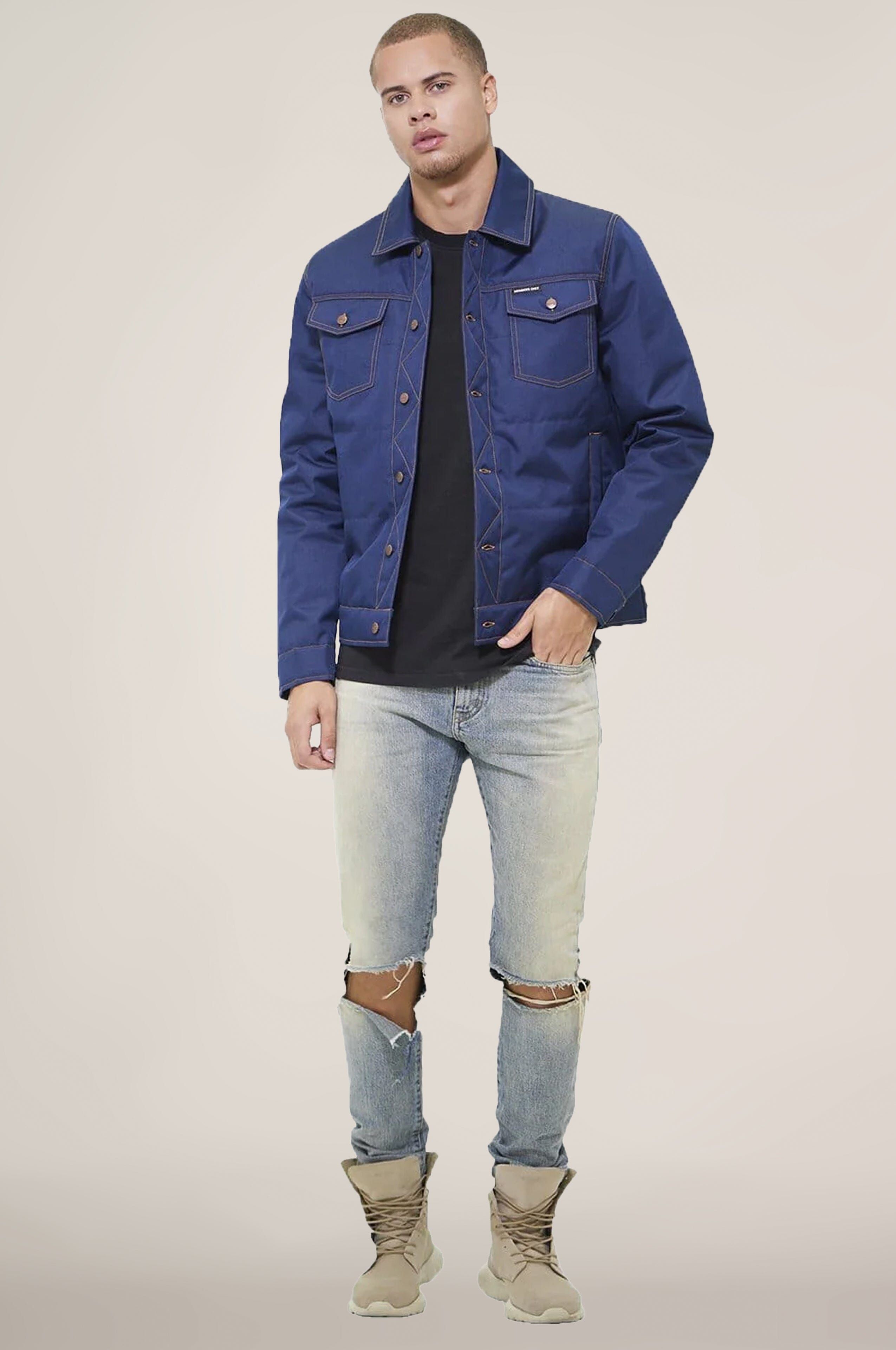 Men's Textured Trucker Jacket - FINAL SALE sold by Members Only product image thumbnail 4