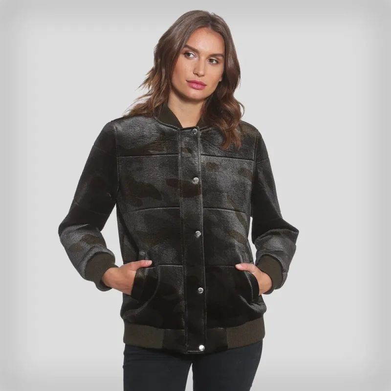 Women's Velvet Bomber Jacket - FINAL SALE sold by Members Only