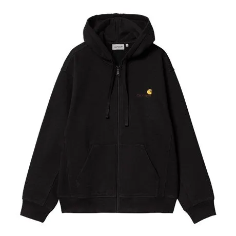 Carhartt WIP Hooded American Script Jacket - Black sold by MENU