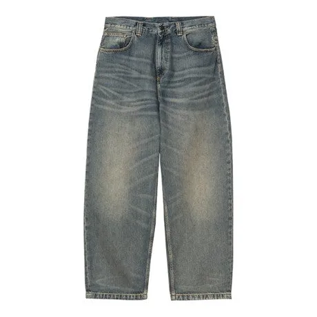 Carhartt WIP Brandon Pant - Blue Worn Used Wash sold by MENU