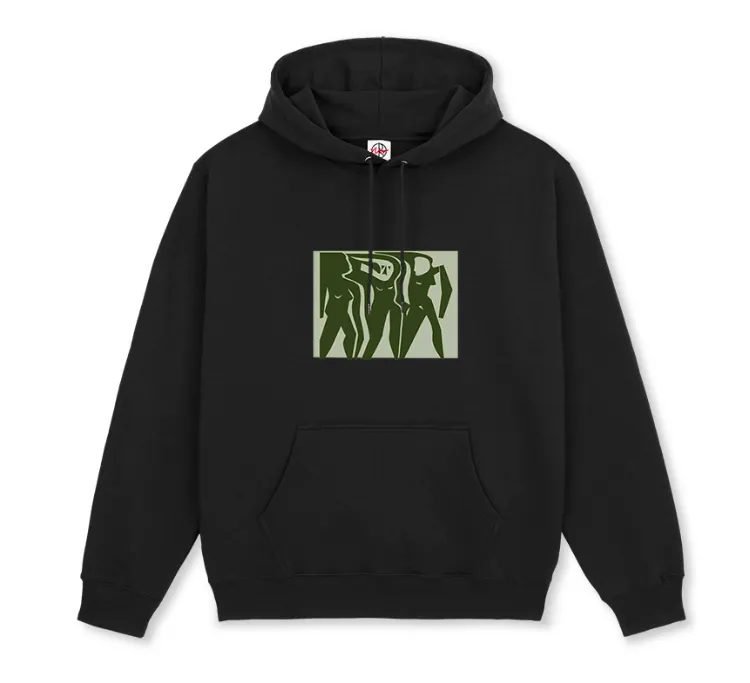 Polar Dave Hoodie Cut Outs - Black sold by MENU