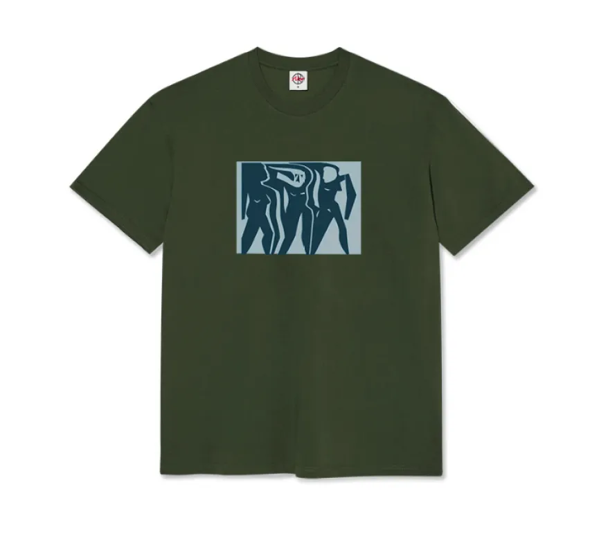 Polar Cut Outs Tee - Dark Olive sold by MENU