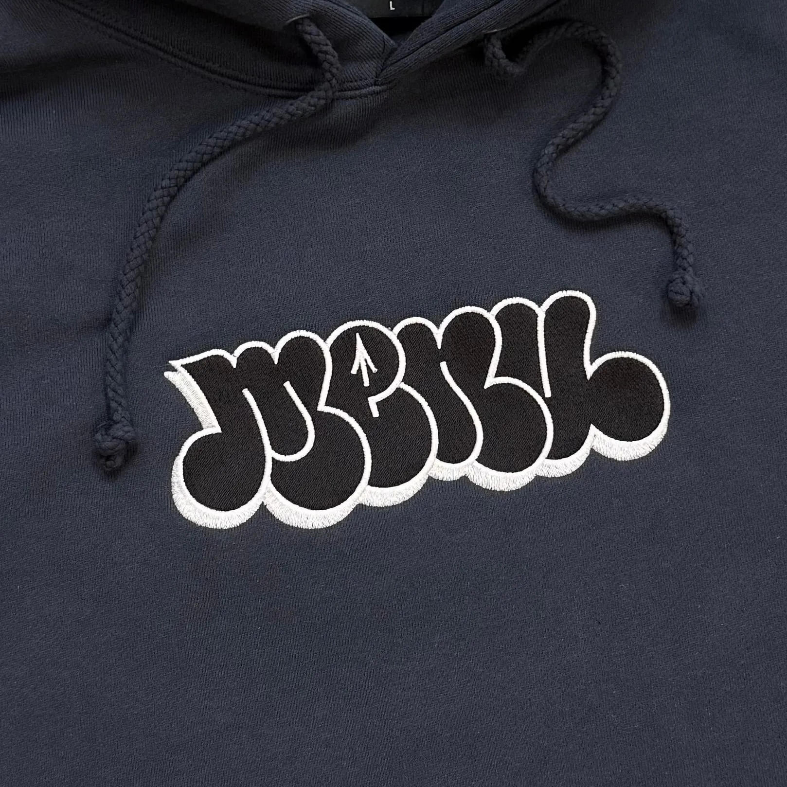 Menu Noah Embroidered Hoody - Slate Blue sold by MENU product image thumbnail 2