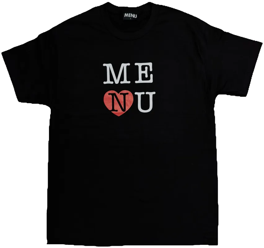 Menu ME N U T-Shirt - Black sold by MENU