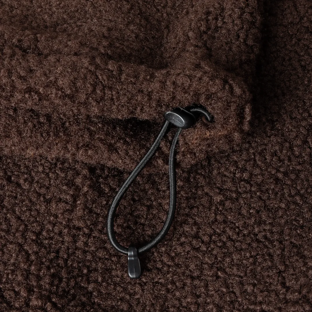 Dime Polar Fleece Sherpa Zip - Brown sold by MENU product image thumbnail 4