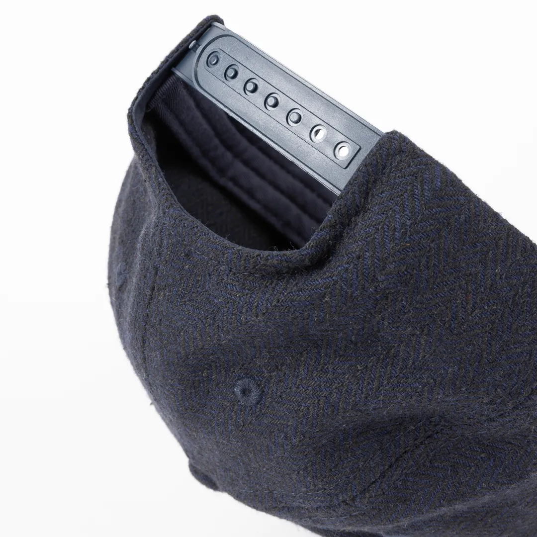 Dime D Full Fit Cap - Herringbone Navy sold by MENU product image thumbnail 3