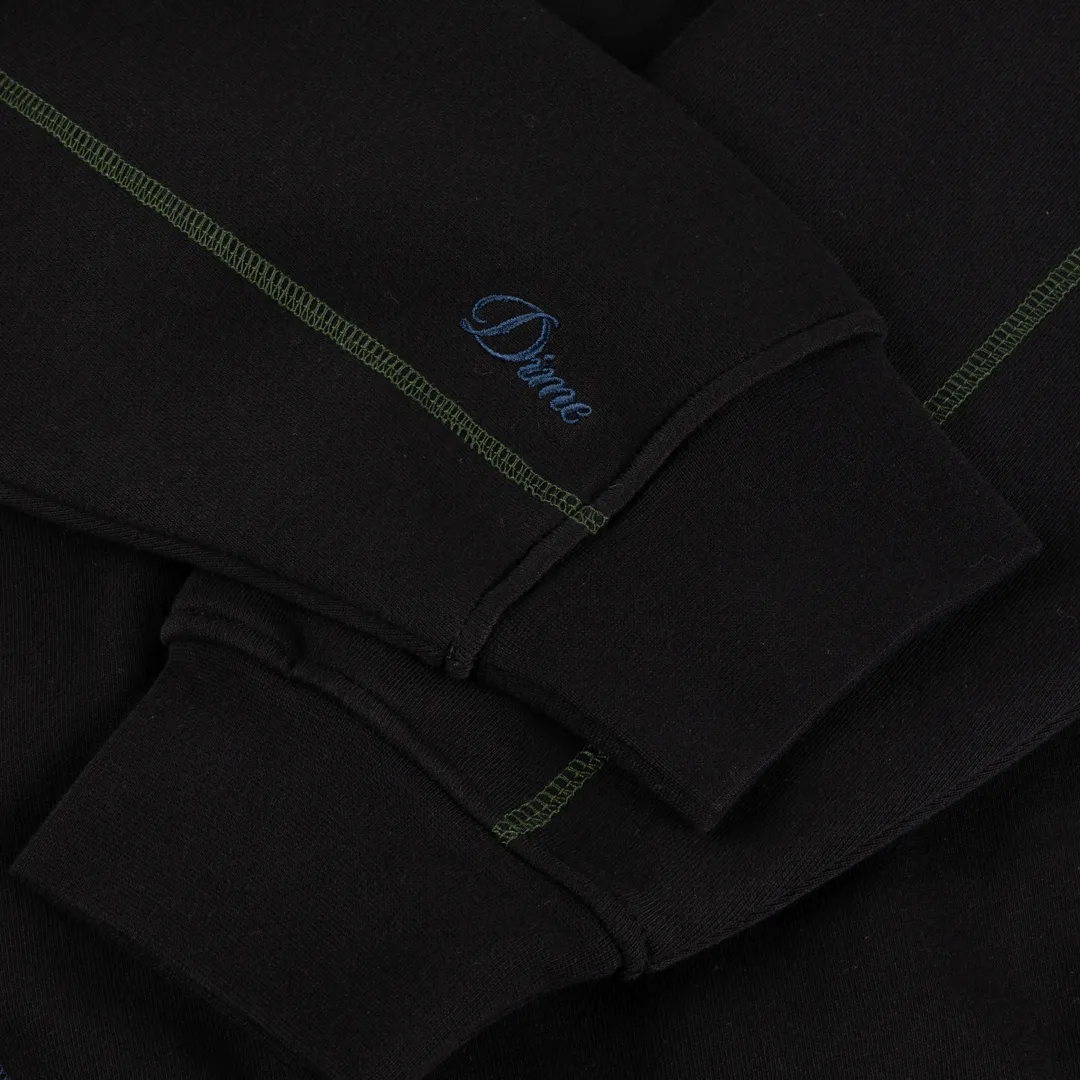 Dime Court Zip Hoodie - Black sold by MENU product image thumbnail 4