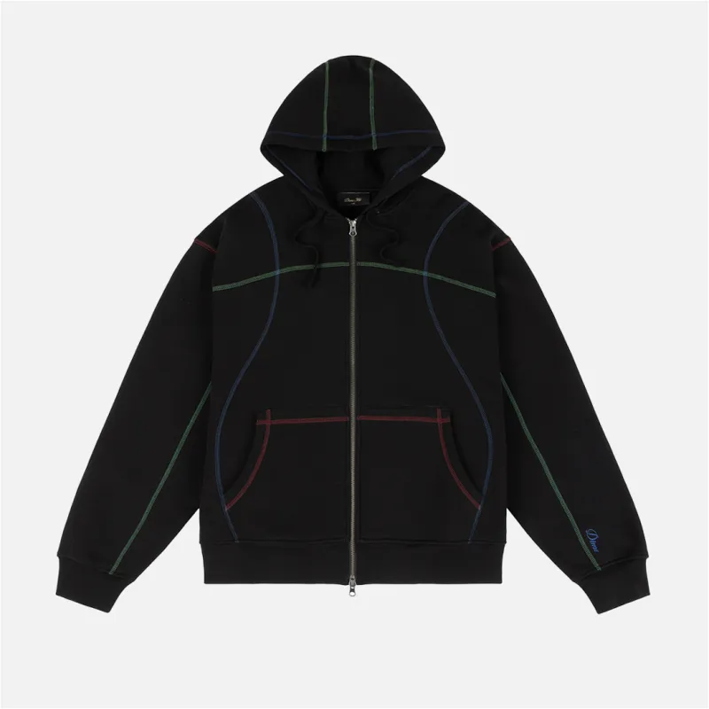 Dime Court Zip Hoodie - Black sold by MENU
