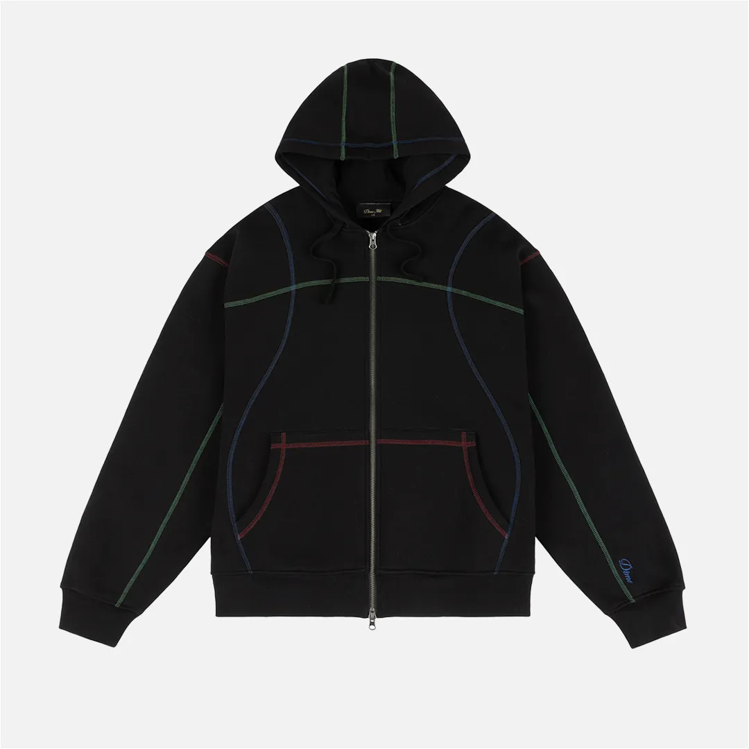 Dime Court Zip Hoodie - Black sold by MENU