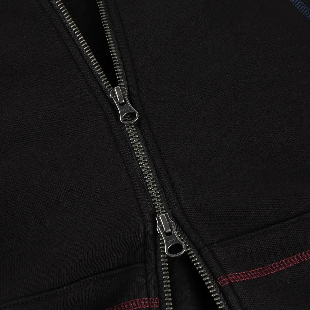 Dime Court Zip Hoodie - Black sold by MENU product image thumbnail 3