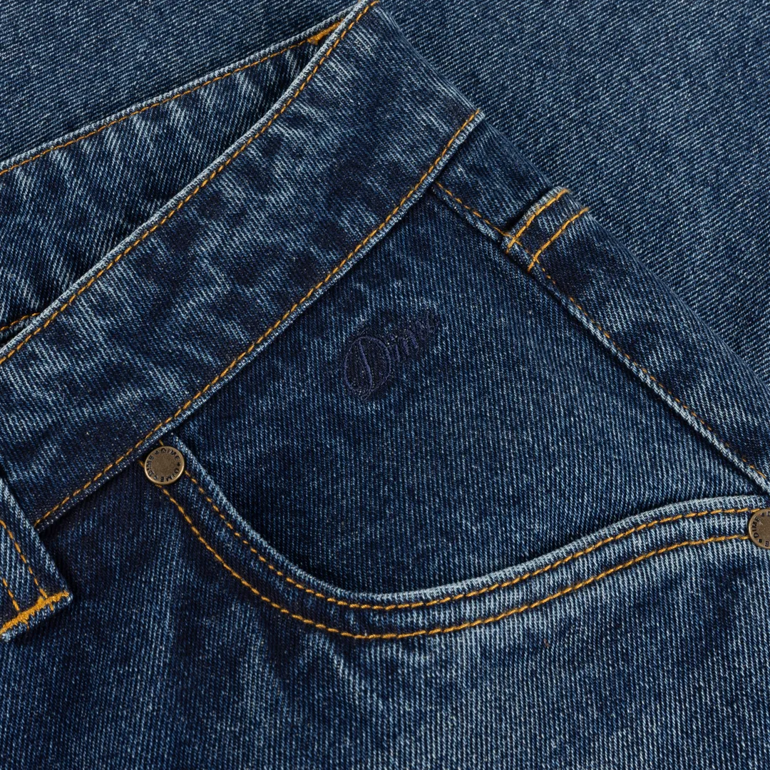 Dime Baggy Denim Pants - Sandblasted Night Indigo sold by MENU product image thumbnail 2