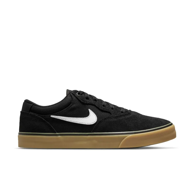 Nike SB Chron 2 - Black/White-Black-Gum Lt. Brown sold by MENU