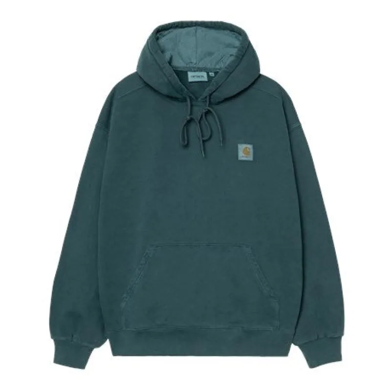 Carhartt WIP Hooded Vista Sweat - Deep Lagoon (Garment Dyed) sold by MENU