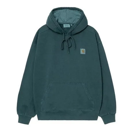Carhartt WIP Hooded Vista Sweat - Deep Lagoon (Garment Dyed) sold by MENU
