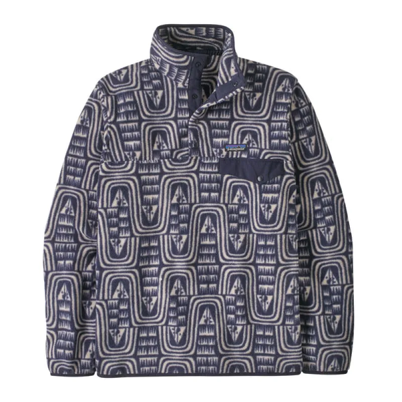 Patagonia LW Synchilla Snap-T P/O - Flow: Sunken Blue sold by MENU