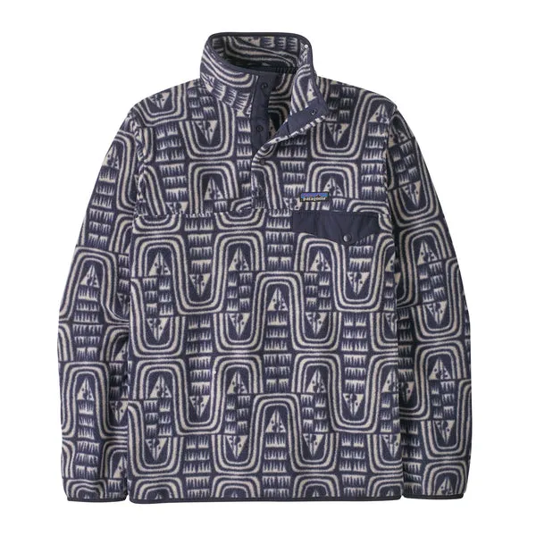 Patagonia LW Synchilla Snap-T P/O - Flow: Sunken Blue sold by MENU