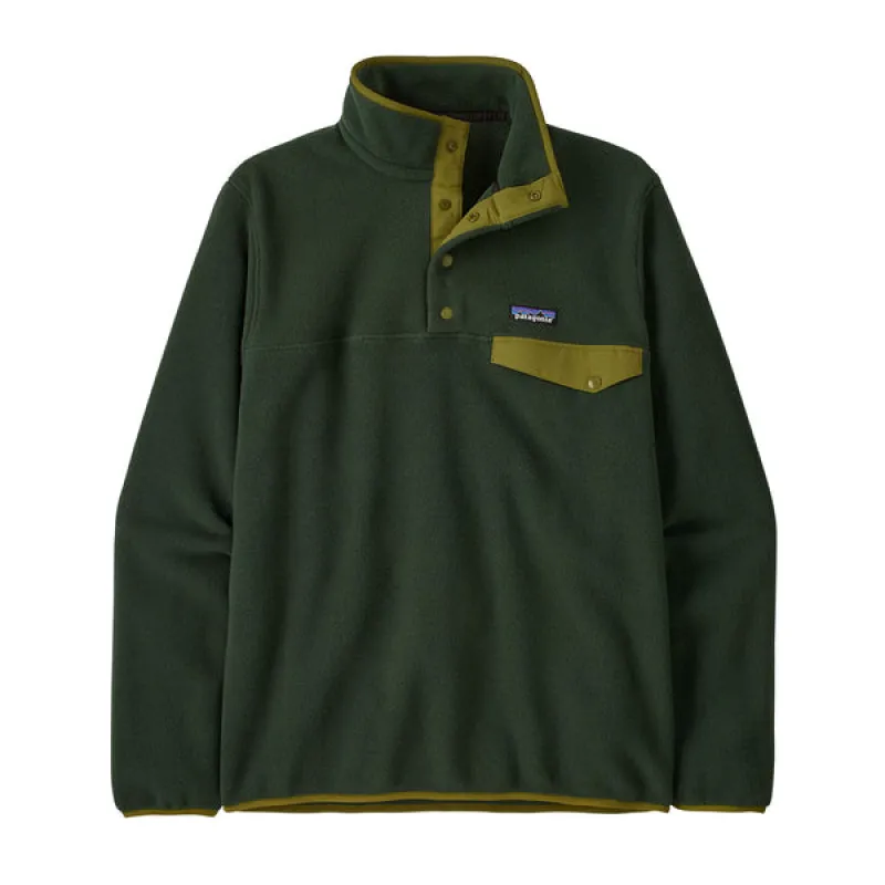 Patagonia LW Synchilla Snap-T P/O - Old Growth Green sold by MENU