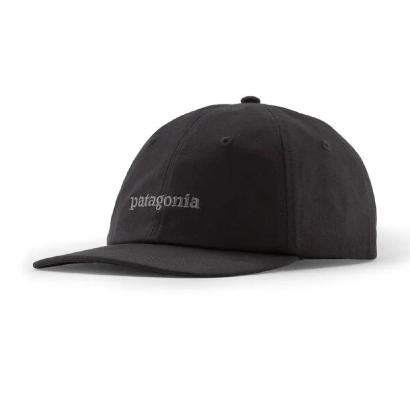 Patagonia Fitz Roy Icon Trad Cap - Text Logo: Ink Black sold by MENU