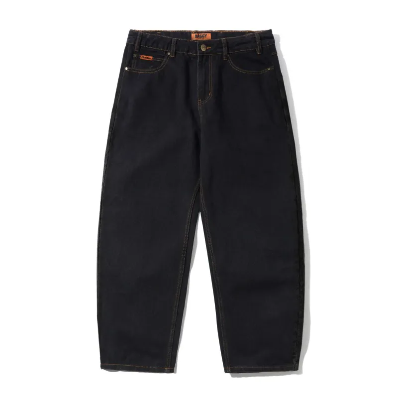 Butter Goods Baggy Denim Jeans - Washed Black sold by MENU