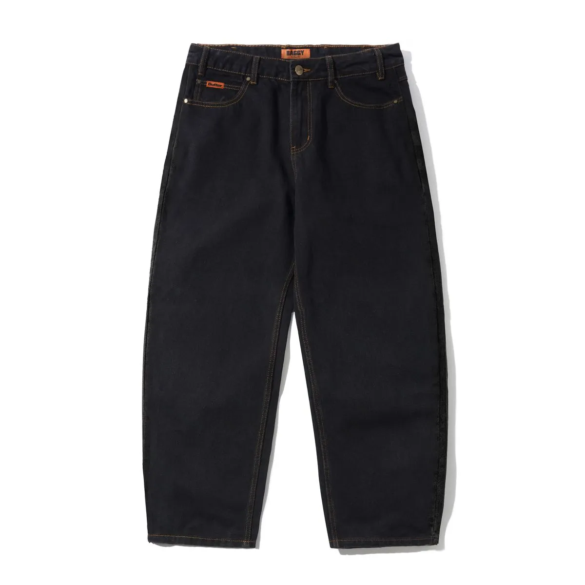 Butter Goods Baggy Denim Jeans - Washed Black sold by MENU