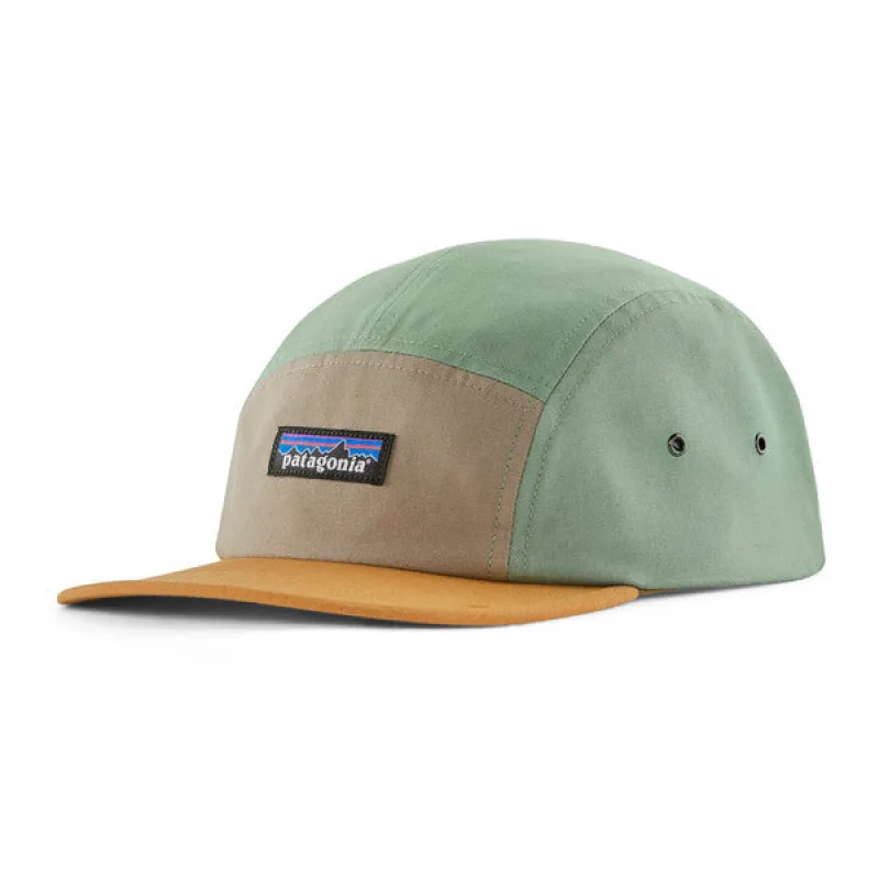 Patagonia P-6 Label Maclure Hat - Elwood Green sold by MENU